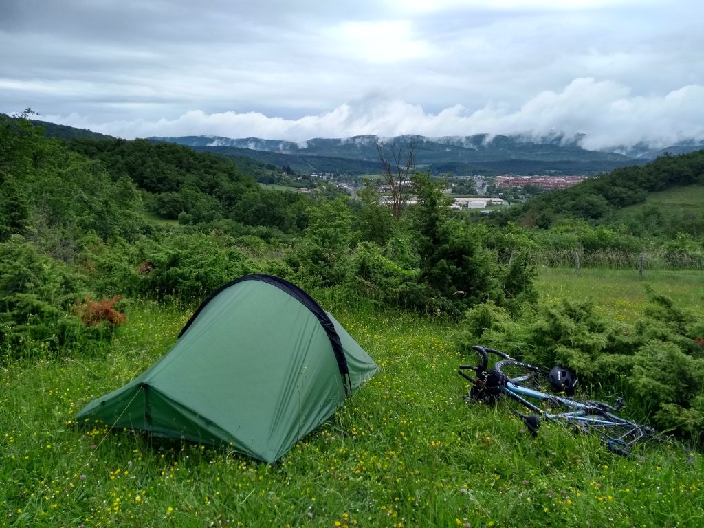 First night in Spain, first night camping in a randommer's field